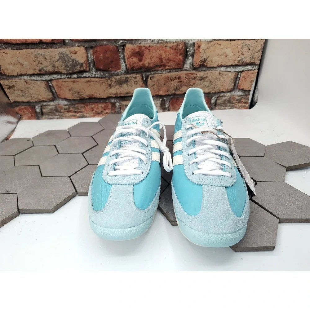 adidas Originals SL 72 OG W Aqua Mint Sky Blue White Women Sz 10 Retro Running
